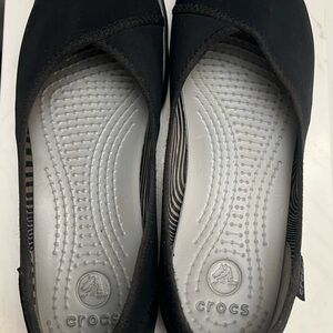 CROCS Black Flats Comfortable Loafers